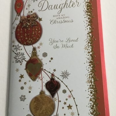 Daughter Traditional Christmas Card (Simon Elvin)