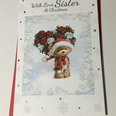 Sister Cute Christmas card (Simon Elvin)