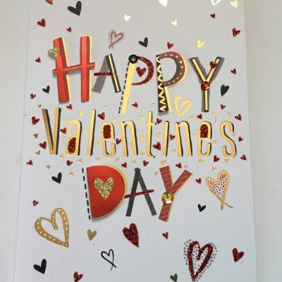Handcrafted Valentines Card