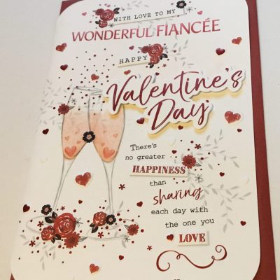 Fiancée Traditional Valentines Card