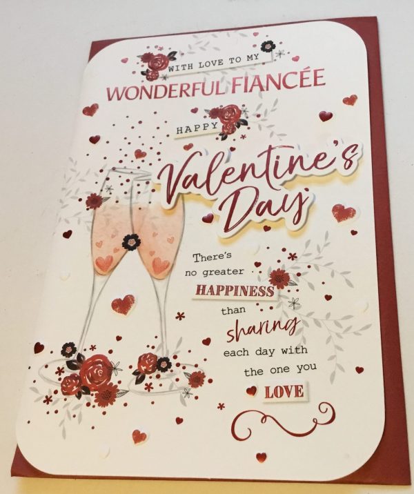 Fiancée Traditional Valentines Card