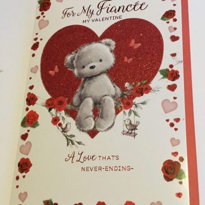 Fiancée Cute Valentines Card