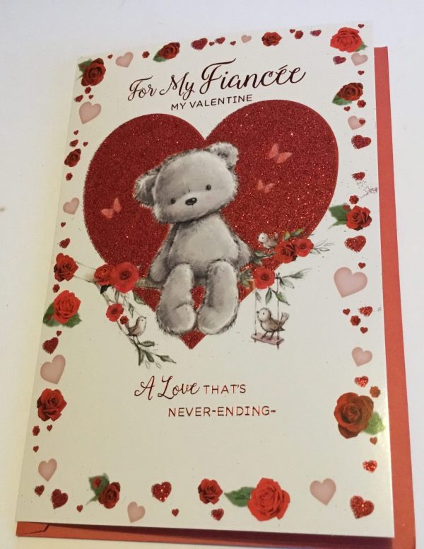 Fiancée Cute Valentines Card