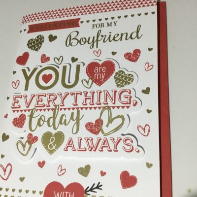 Boyfriend Traditional Valentines Card