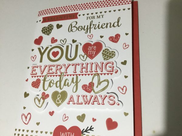 Boyfriend Traditional Valentines Card