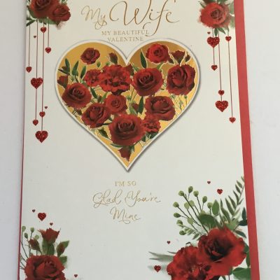 Wife Traditional Valentines Card