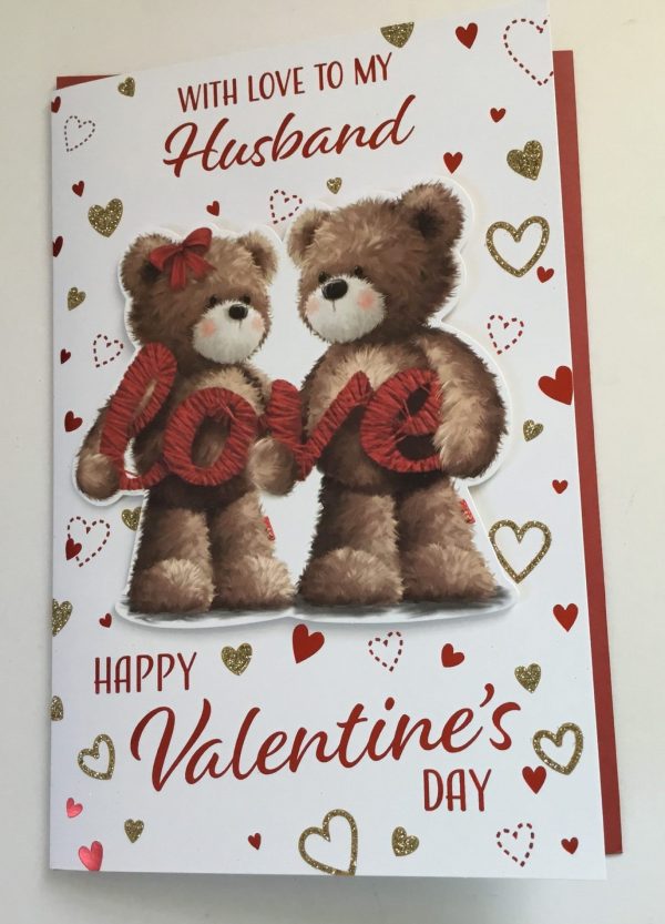 Husband Cute Valentines Card