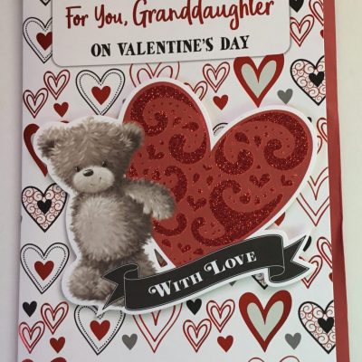 Granddaughter Cute Valentines Card