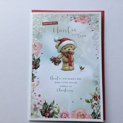 Auntie Cute Christmas card (Simon Elvin)