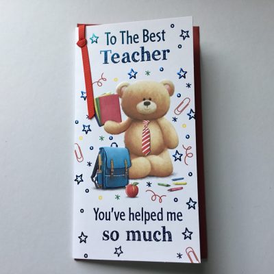 Best Teacher Thank You Card