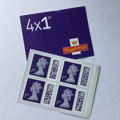 Book of 4x1st Class Stamps