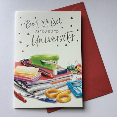 Best of Luck at University Card