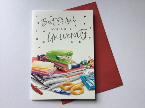Best of Luck at University Card