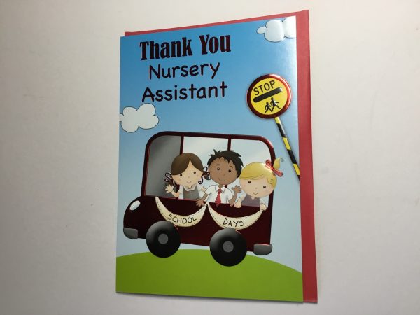 Thank You Nursery Assistant Card