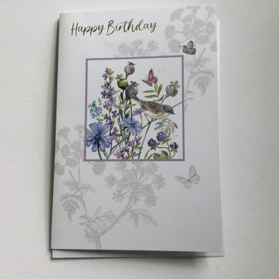 Natures art open Birthday Card