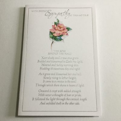 Rose Beyond the Wall ( larger Card)