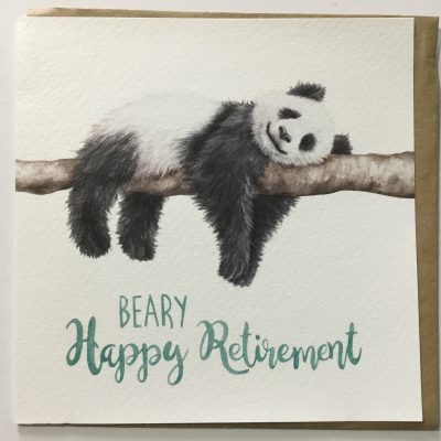 BEARY Happy Retirement Card