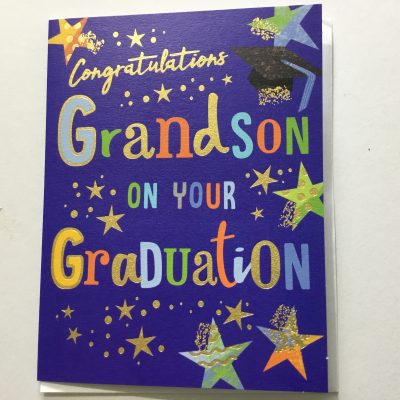 Graduation Grandson Card