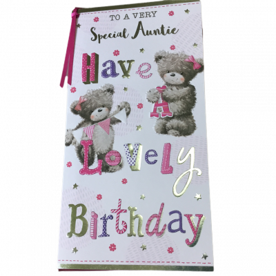 Auntie Cute Birthday Card